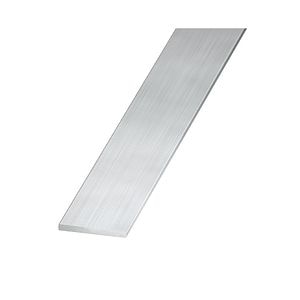 Bara plata, aluminiu brut, 20 x 2 mm, 2 m