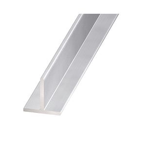 Profil T eloxat, aluminiu, 20 x 20 x 1.5 mm, 1 m
