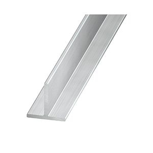 Profil T brut, aluminiu, 15 x 15 mm, 1 m