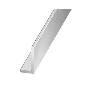 Cornier aluminiu brut, 20 mm x 15 mm x 1.5 mm, 2.5 m