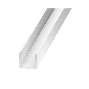 Profil U PVC, 10 x 14 mm