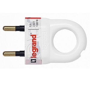 Stecher Legrand 6A, cu inel extragere, 230 V, 1380 W 