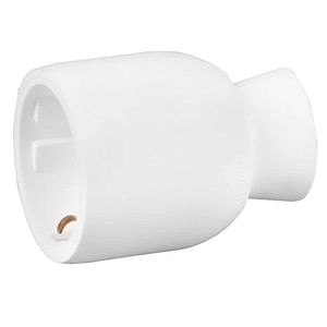 Priza mobila helium cu iesire spate LEGRAND 16A 2 P+T, ABS, alb