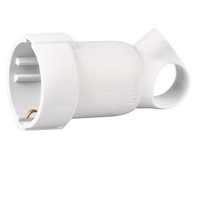 Priza mobila helium 16A 2 P+T, alba   Legrand