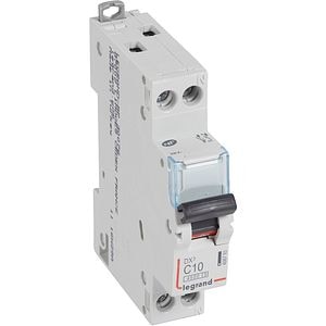 Siguranta automata Legrand, 1P + N, 10A, curba C, 4.5 kA