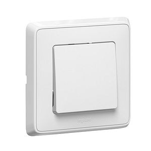 Intrerupator 2 module, cu revenire, 10 A, 230 V, alb • Legrand Cariva