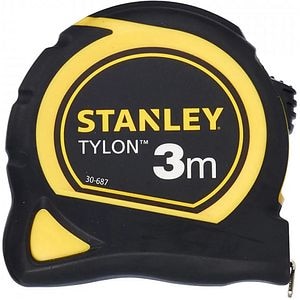 Ruleta STANLEY Tylon, 3m x 13mm. galben-negru