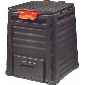 Lada compost / compostor de gradina, 320 L, negru, 65 x 65 x 75 cm • Keter Eco