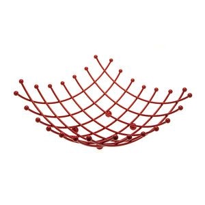 Cos metal rosu pentru fructe  Frandis