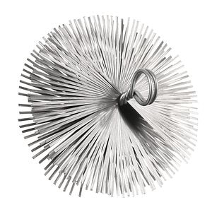 Arici curatare burlane soba, rotund, otel, 4ER20C