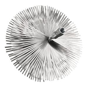 Arici curatare burlane soba, rotund din otel, 250 mm