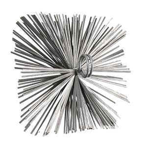 Arici curatare burlane soba, patrat din otel, 250 x 250 mm