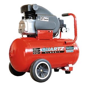Compresor aer, 50 l, 2 cp, 8 bar, 125 L/min • Quartz