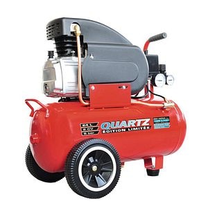 Compresor aer, 24 L, 2 cp, 8 bar, 125 l/minut • Quartz 