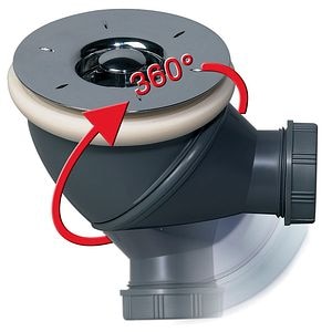 Sifon cada dus Wirquin 34230004, diametru 90 mm