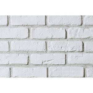 Caramida decorativa MODULO, 19 x 6 cm, 1 mp, ipsos, alb