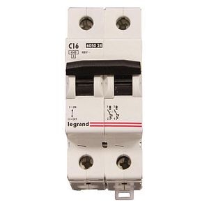Legrand Disjunctor 16A 2P 3,6 cm x 8,2 cm x 6,5 cm