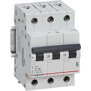 Siguranta automata Legrand, 3P, 16A, curba C, 4.5kA