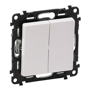 Valena comutator alb 10A 250v fara rama