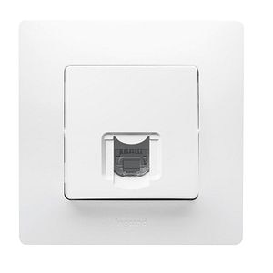 Priza internet LEGRAND Niloe 396444, RJ45 Cat5 UTP, alb
