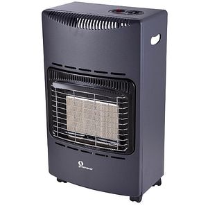 Soba pe gaz din ceramica, greengear, negru, 4200 W, 45,8 x 75,2 x 32,3 cm