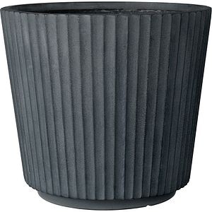 Ghiveci plante DEROMA Cono Link, D38 cm, fibre sintetice, antracit