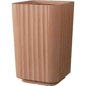 Ghiveci plante DEROMA Quadro Alto, D65 cm, fibre sintetice, maro teracota