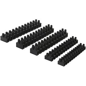 Regleta SCHNEIDER ELECTRIC, 12pini, 5buc, negru