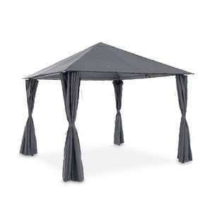 Pavilion gradina, dreptunghiular, gri, 300 x 300 cm • Blooma Shamal