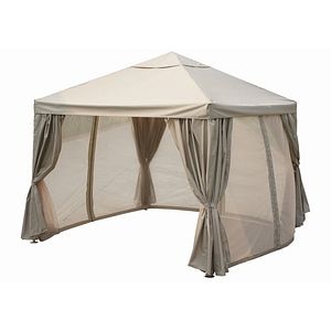 Pavilion gradina, patrat, taupe, 300 x 300 cm • Blooma Preston