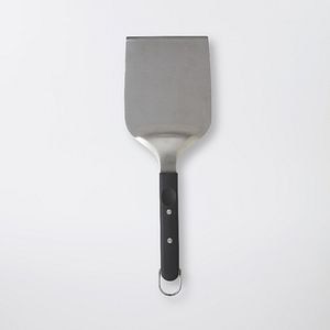 Spatula pentru gratar GOODHOME Rockwell, 33.4 x 12.1 cm, otel inoxidabil, maner plastic, negru/gri