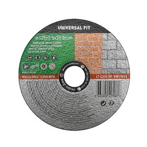 Disc de taiere Universal Fit, pentru piatra, 125 x 2.5 mm