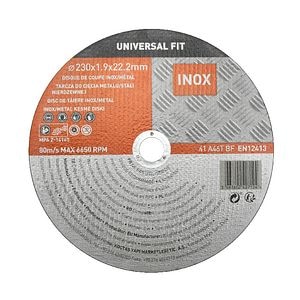Disc taiere, inox metal, 230 x 1.9 mm • Universal Fit