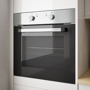 Cuptor electric negru, incorporabil, 2380 W, 65 l • CSB60A