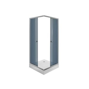 Cabina dus si cadita patrata, 90 x 90 x 195 cm • GoodHome Briska