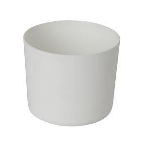 Ghiveci din plastic, alb, forma rotunda, 9.6 diametru  GoodHome