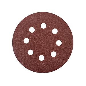 Mix 5 foi abrazive smirghel, rotunde, perforate, 125 mm x 125 mm, granulatie 80 • Universal Fit