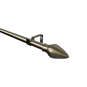 Set galerie simpla extensibila, metal, 330/200 cm, diametru 28 mm, auriu  GoodHome Antiki