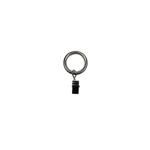 Set inele cu clema pentru galerie, metal, 2.5 cm, diametru 16/19 mm  GoodHome