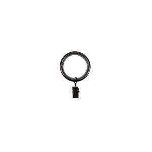 Set inele cu clips, metal, 3.8 cm, diametru 28 mm, auriu • GoodHome Antiki