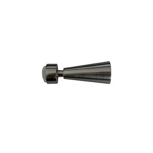 Capat triunghiular galerie, metal, ᴓ 2.8 cm, gri • GoodHome Athens