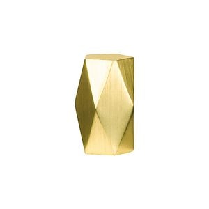 Capat geometric galerie, metal,  1.9 cm, auriu  GoodHome Elasa