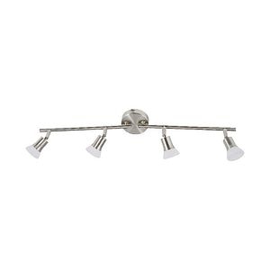 Spot cu LED integrat, argintiu, 4 x 3.7 W, 220 V, metal • Colours Nabesna