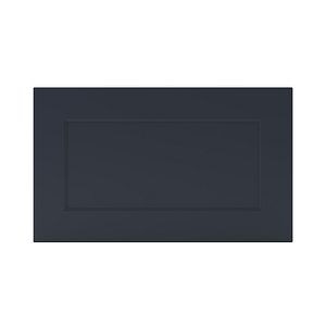 Front usa cu 2 sertare, 60 cm, albastru, mat • GoodHome Artemisia