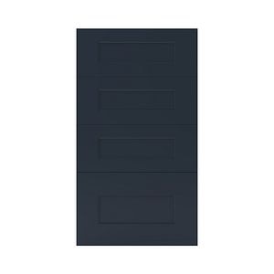 Front usa cu 4 setare GOODHOME Artemisia, 39.7 x 71.5 cm, MDF, bleumarin