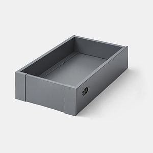 Front sertar intern, 30 cm, antracit, mat • GoodHome Soto