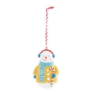 Decoratiune Om de zapada 2D, multicolor