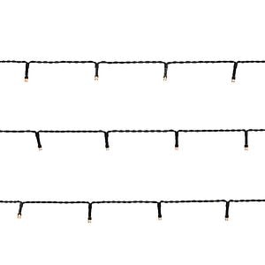 Instalatie Craciun 50 LED-uri, 5.2 m, pe baterie, lumina alb cald