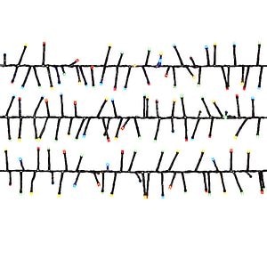 Instalatie brad LED UOML9119, 300 leduri, 8 functii, iluminat multicolor