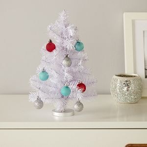 Brad artificial UOML9052, 30 cm, alb